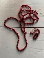 Antieke glas ketting kerst, Ophalen of Verzenden, Gebruikt