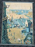 Zomerplaat W.G. van de Hulst, Antiek en Kunst, Ophalen of Verzenden, Stad- en Dorpsgezichten