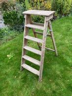 houten trapje decoratie tuin, Ophalen, Gebruikt