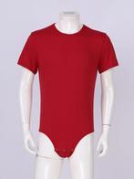 Rode heren romper / volwassenen drukkruis luier pak, Kleding | Heren, Verzenden, Rood, Overige typen