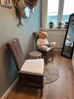 Riviera maison rattan stoelen, Huis en Inrichting, Ophalen, Gebruikt, Bruin, Twee
