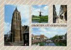 Groeten uit Gorinchem - 4 afb o.a. molen centrum - 1993 gelo, Verzamelen, Ansichtkaarten | Nederland, Gelopen, Zuid-Holland, Ophalen of Verzenden