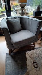 Aura Peeperkorn Fauteuil Dirk kleur taupe, Huis en Inrichting, Fauteuils, Ophalen, 50 tot 75 cm