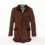 Mooie Lammy Heren Jas* 100% Schapen Leer (Maat 48) € 175,-, Kleding | Heren, Jassen | Winter, Bruin, Maat 48/50 (M), Vintage, Ophalen of Verzenden
