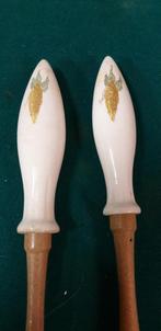 slabestek hout met porseleinen handvat, Huis en Inrichting, Ophalen of Verzenden, 'T Olde Gre-j, Info@toldegrej.nl, Endepoelstraat 20f Didam