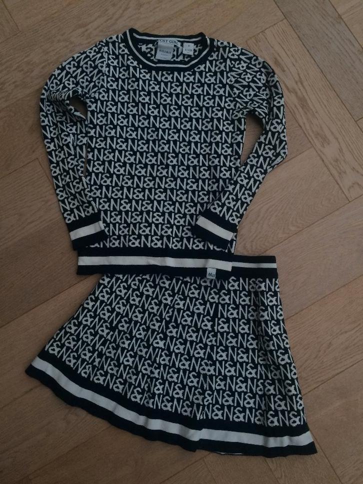 Supergave slechts 1x gedragen set van Nik&Nik maat 128, Kinderen en Baby's, Kinderkleding | Maat 128, Zo goed als nieuw, Meisje