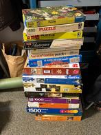 Stapel vintage en wat nieuwere legpuzzels 500 tot 1500 st, Ophalen, 500 t/m 1500 stukjes, Gebruikt, Legpuzzel