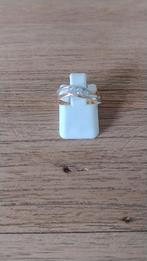 9kt Gouden Ring met Zirkonia - Maat 17, Sieraden, Tassen en Uiterlijk, Ringen, Met edelsteen, Geel, Ophalen of Verzenden, Zo goed als nieuw