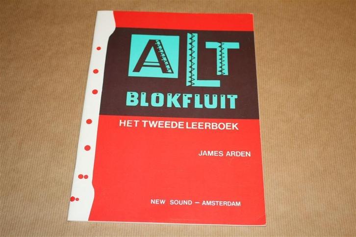 Het tweede leerboek voor altblokfluit. James Arden., Muziek en Instrumenten, Bladmuziek, Gebruikt, Les of Cursus, Klassiek, Ophalen of Verzenden