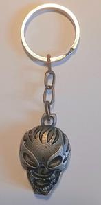 metalen alien sleutelhanger hoofd  3*2cm +ketting en ring, Marktplaats@koningsieraden.nl, Verzenden, Overige typen, Nieuw