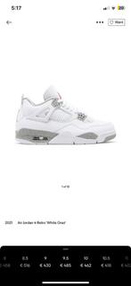 Air Jordan 4 Oreo Maat 43/44, Ophalen of Verzenden, Zo goed als nieuw, Wit