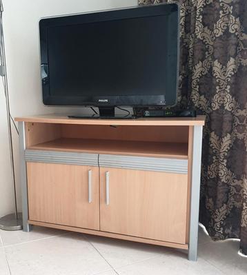 Philips televisie met TV-meubel te koop beschikbaar voor biedingen