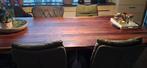 Mooie zware eettafel, Ophalen, 200 cm of meer, 50 tot 100 cm, Zo goed als nieuw