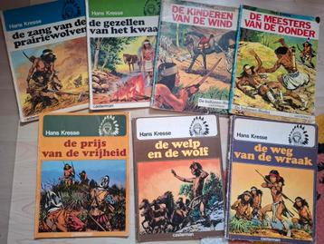 Hans Kresse indianenreeks 7 delen beschikbaar voor biedingen