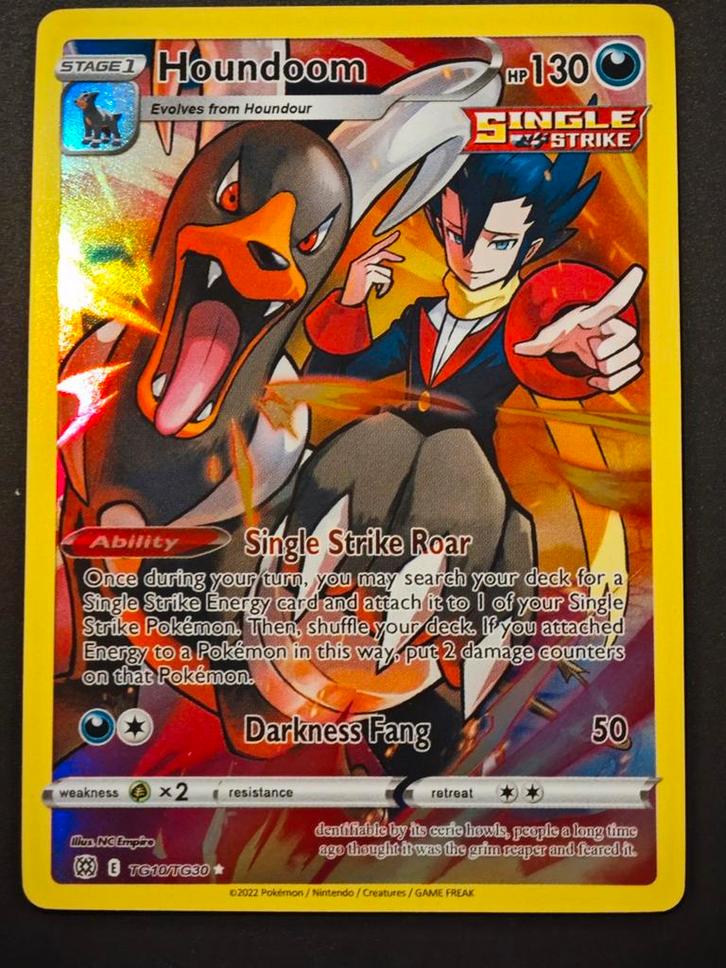 Houndoom TG10/TG30 [Proxy], Hobby en Vrije tijd, Verzamelkaartspellen | Pokémon, Zo goed als nieuw, Losse kaart, Ophalen of Verzenden