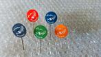 5 verschillende kleuren speldjes anita schoenen uit Waalwijk, Ophalen of Verzenden, Zo goed als nieuw, Overige onderwerpen