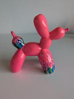 roze balloon dog ( ballon hond) gesigneerd, Antiek en Kunst, Kunst | Designobjecten, Ophalen of Verzenden