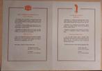 Origineel officieel document "ereburger van Breda". ww2, Verzamelen, Militaria | Tweede Wereldoorlog, Ophalen of Verzenden, Landmacht