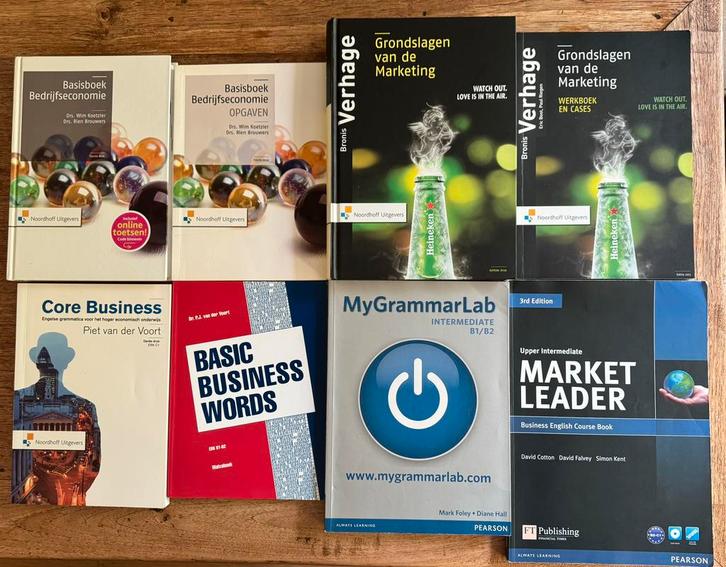 HBO commerciële economie boeken, Boeken, Studieboeken en Cursussen, Zo goed als nieuw, HBO, Beta, Ophalen