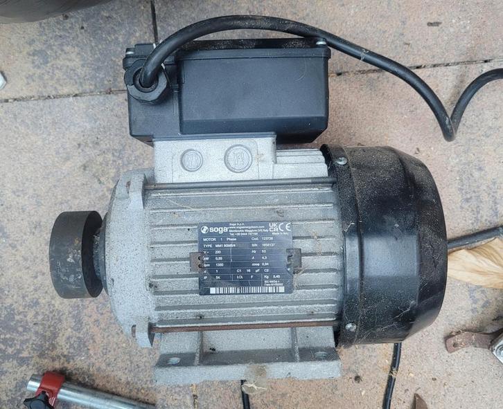 soga elektromotor 1 fase, Doe-het-zelf en Verbouw, Motoren, Nieuw, Elektromotor, Ophalen