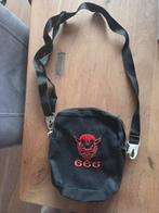 Zwarte tas met duivel borduurwerk, Ophalen of Verzenden, Gebruikt, Zwart, Overige merken