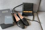Spiess zwarte lakleren schoenen met bijbehorende tas maat 6, Nieuw, Ophalen of Verzenden, Zwart, Pumps