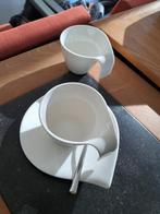 Villeroy Boch Flow koffiekop en -schotel, als nieuw, Ophalen of Verzenden, Zo goed als nieuw, Effen, Kop(pen) en/of Schotel(s)