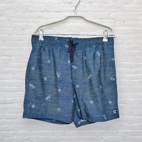 Billabong Zwem Shorts Maat S Staal Blauw Palmbomen, Kleding | Heren, Badmode en Zwemkleding, Zwemshort, Maat 46 (S) of kleiner