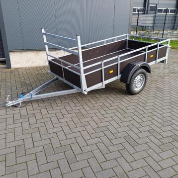 Syma aanhangwagen 1,31 x 2,57 meter in alu en hout!!!! beschikbaar voor biedingen