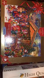 Kerstpuzzel 1000 stukjes Gibsons linited edition, Ophalen of Verzenden, 500 t/m 1500 stukjes, Zo goed als nieuw