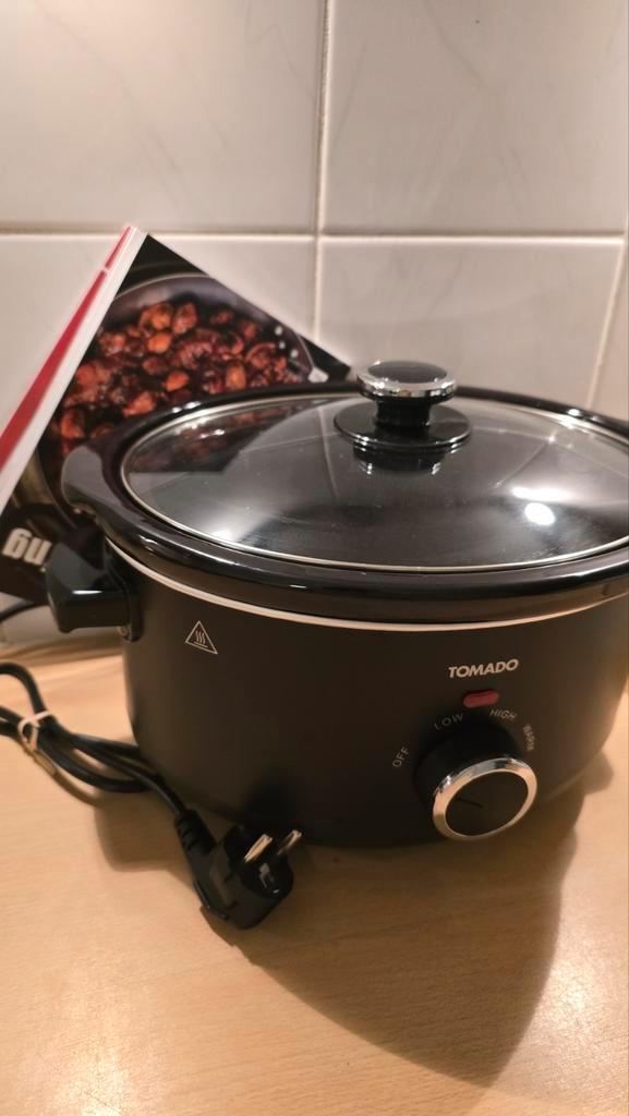 Tomado Slowcooker - Nieuw in doos!, Witgoed en Apparatuur, Slowcookers, Nieuw, Timer, Vaatwasmachinebestendig, Ophalen of Verzenden