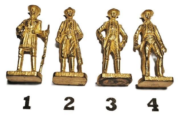 28go-Ferrero kinder surprise metal BEROEMDE COWBOY'S serie 2, Verzamelen, Verrassingseieren, Zo goed als nieuw, Overige typen