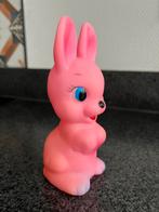 Vintage Roze Konijn Piepbeestje, Ophalen of Verzenden, Gebruikt, Overige typen
