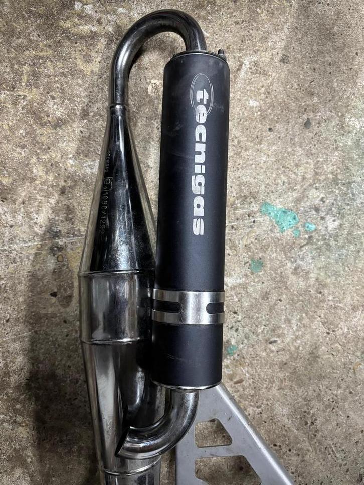 Tecnigas Terugloop Uitlaat Minarelli Horizontaal, Fietsen en Brommers, Brommers | Tuning en Styling, Gebruikt, Ophalen of Verzenden