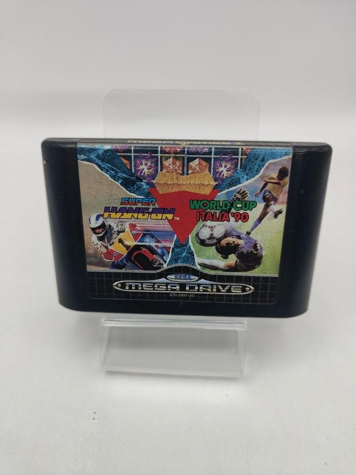 Super Hang-On world Cup italia '90 SEGA Mega drive, Spelcomputers en Games, Games | Sega, Zo goed als nieuw, Mega Drive, Sport