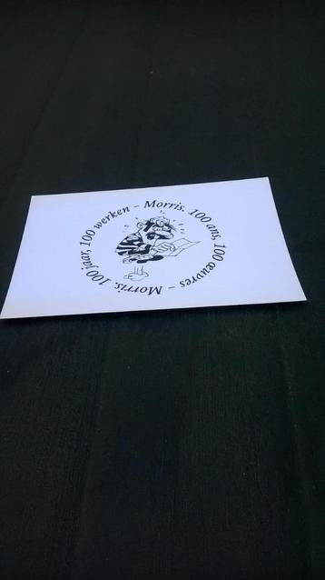 Postkaart 100 jaar, 100 jaar werken Morris / Lucky Luke beschikbaar voor biedingen