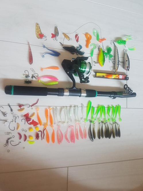 Nieuw kunstaas en werphengel, Watersport en Boten, Hengelsport | Zeevissen, Nieuw, Complete set, Ophalen of Verzenden
