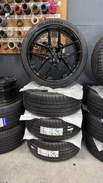 Haxer 19 inch velgen 5x112 + Michelin Pilot Sport 4 S, Velg(en), Ophalen, 19 inch, Zomerbanden