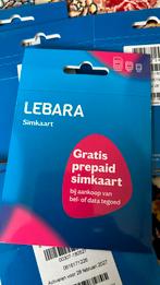 Te koop: Lebara simkaarten, Telecommunicatie, Prepaidkaarten en Simkaarten, Ophalen of Verzenden, Overige providers