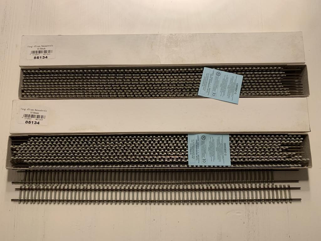 Tillig H0-ELITE 85134 Flexrail Betondwarsliggers, Overige merken, Gelijkstroom, Nieuw, Rails