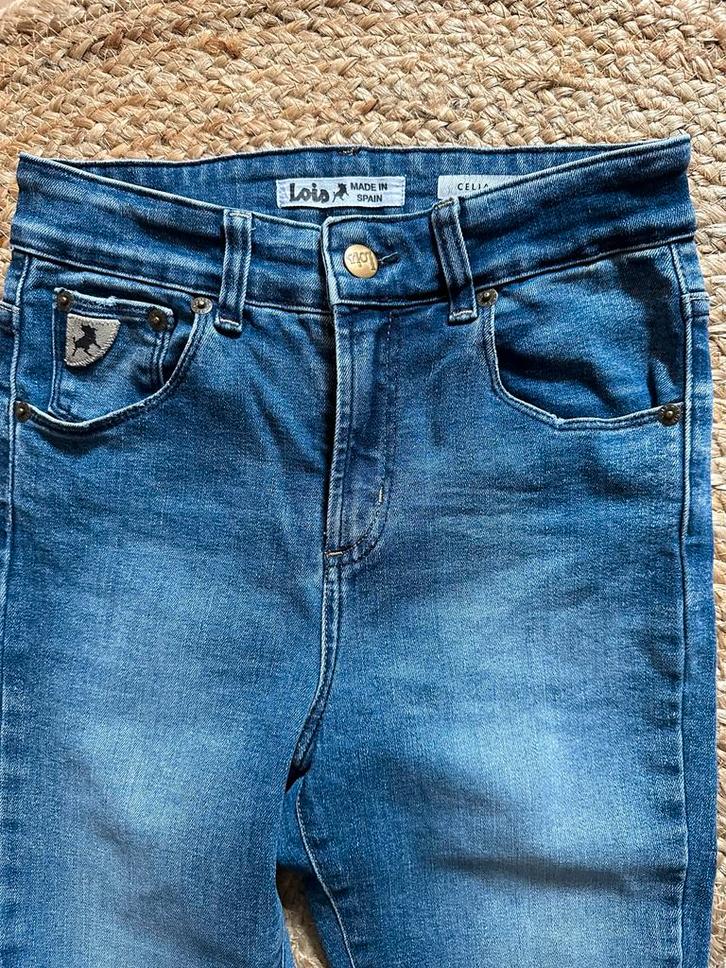 Lois Celia Skinny Jeans 25/32 Cobalt Stone - Zo goed als nie, Kleding | Dames, Spijkerbroeken en Jeans, Zo goed als nieuw, W27 (confectie 34) of kleiner