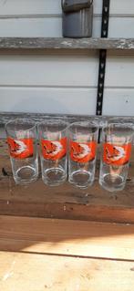 vintage coca cola glazen met kerstman, Ophalen of Verzenden, Zo goed als nieuw