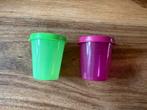 Tupperware Mini Beker 60ml Nieuw roze of groen, Ophalen of Verzenden, Nieuw, Beker of Kan