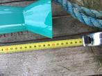 Turquoise Vaas - Stijlvol en Uniek! Jaren 60, Overige kleuren, Ophalen of Verzenden, Minder dan 50 cm, Glas