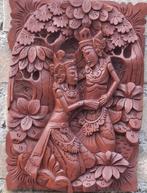 Indonesië. Houtsnijwerk. 18/25/3 cm., Antiek en Kunst, Ophalen