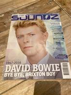 SOUNDZ Magazine DAVID BOWIE Special DREAM THEATER Raitt, Boeken, Tijdschriften en Kranten, Ophalen of Verzenden, Muziek, Film of Tv