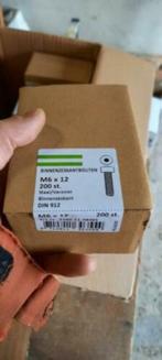 binnen zeskant bouten m6 x 12, Ophalen of Verzenden, Nieuw, Minder dan 50 mm, Bouten of Moeren