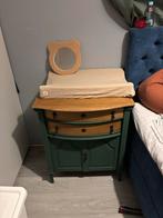 Antiek kastje/commode, groen geverfd, Gebruikt, Minder dan 75 cm, Minder dan 50 cm, Commode