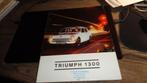 Folder  TRIUMPH  1300, Verzenden, Zo goed als nieuw, Overige merken