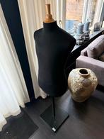 Zwarte Etalagepop Torso, Ophalen, Met wielen, Gebruikt
